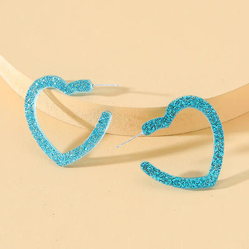 Colorful Acrylic Stud Earrings for Women - Lightweight Fashion Jewelry
