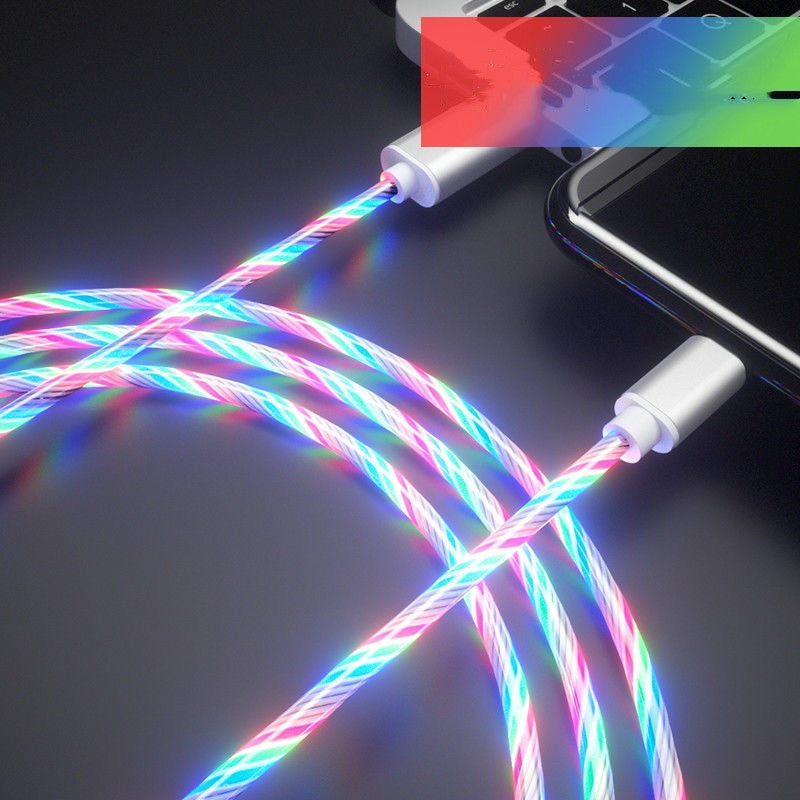 3-in-1 LED Charging Cable - Multi USB Cable for iPhone, Android, Type-C
