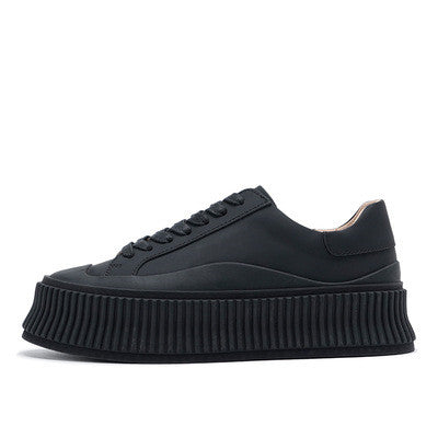 Women's Platform Sneakers - Hidden Wedge Heel