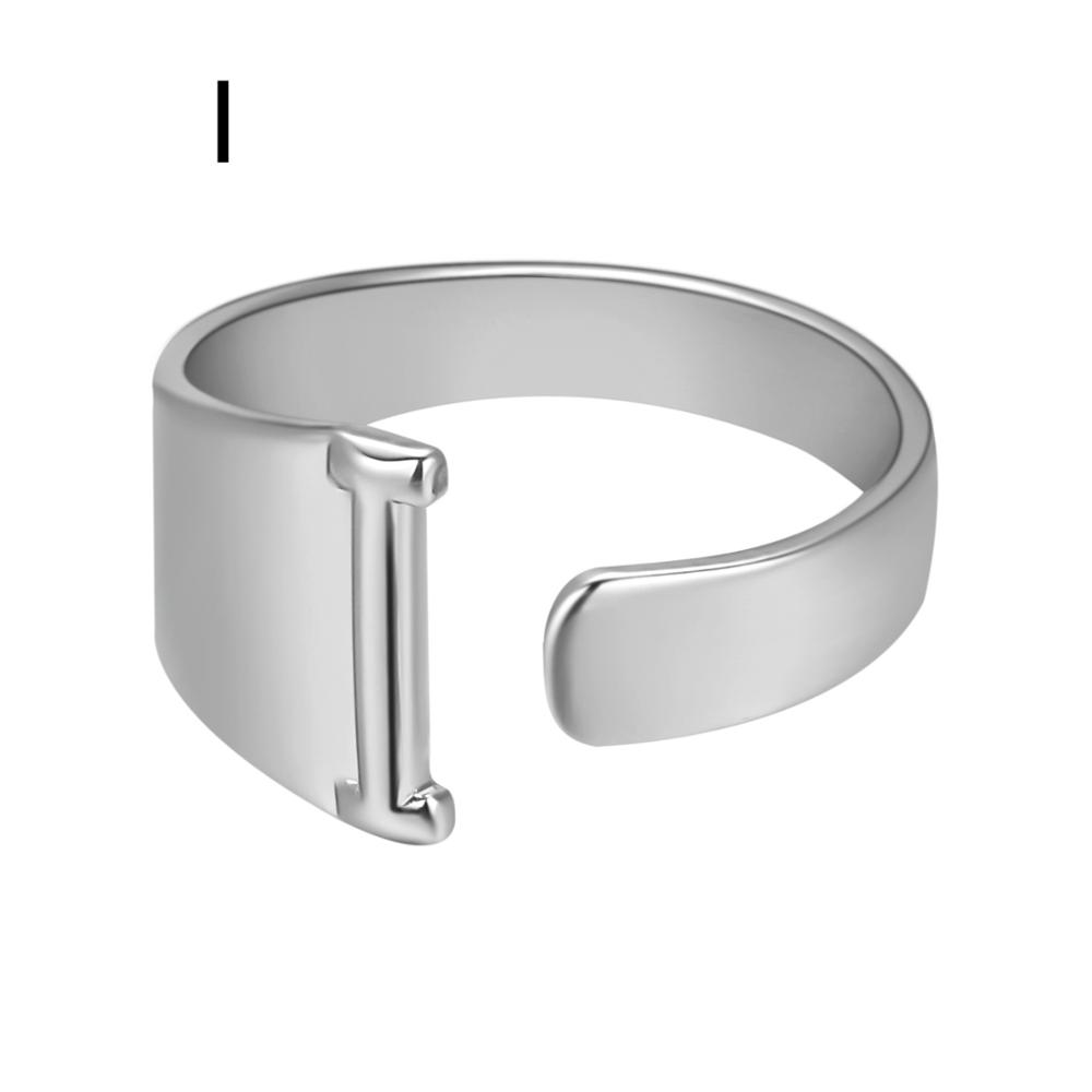Silver ring on a white background