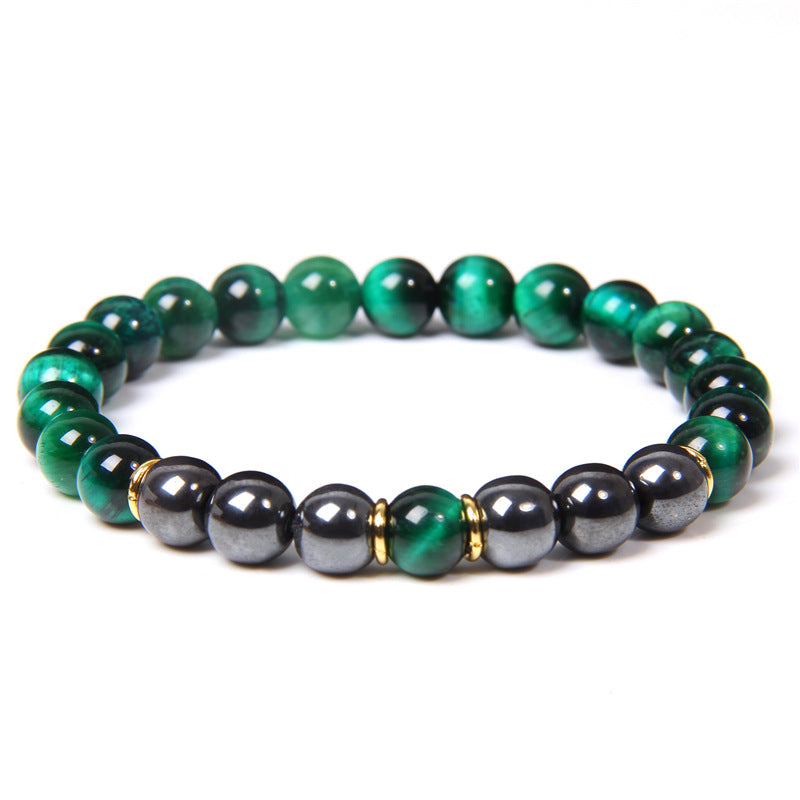 Tiger Eye Crystal Bracelet | Natural Stone Energy Bracelet for Men & Women