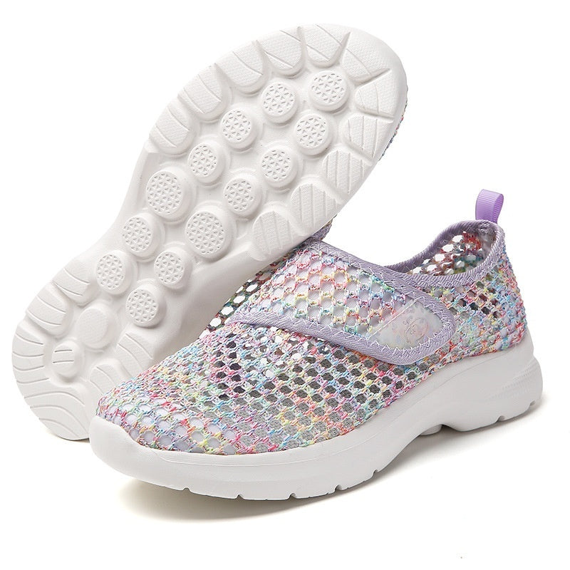 Summer Outdoor Mesh Slip-on Walking Shoes Breathable Casual Footwear