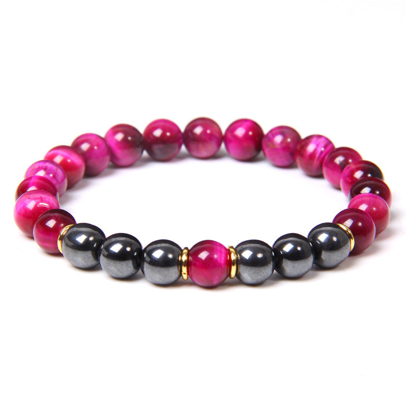 Tiger Eye Crystal Bracelet | Natural Stone Energy Bracelet for Men & Women