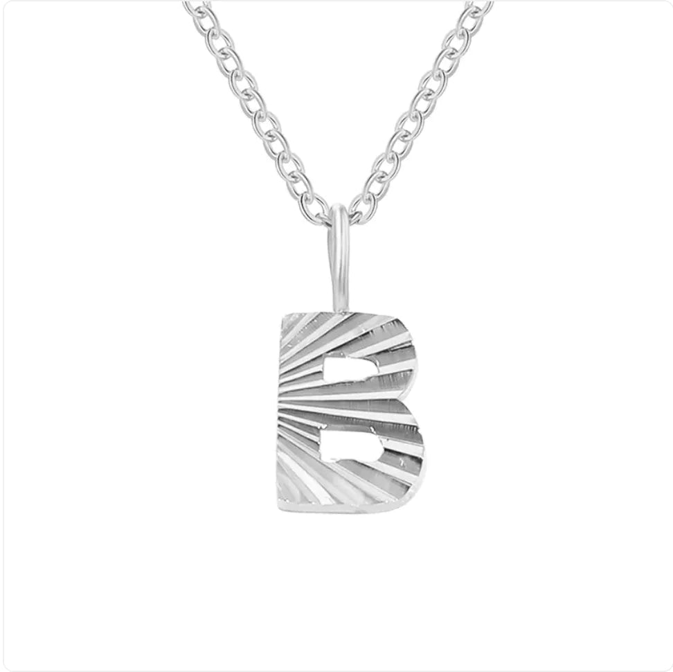 Alphabet Pendant Necklace – 26 Letters Clavicle Chain