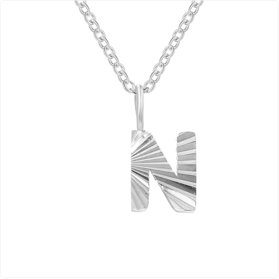 Alphabet Pendant Necklace – 26 Letters Clavicle Chain
