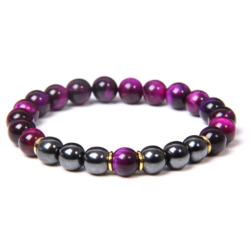 Tiger Eye Crystal Bracelet | Natural Stone Energy Bracelet for Men & Women