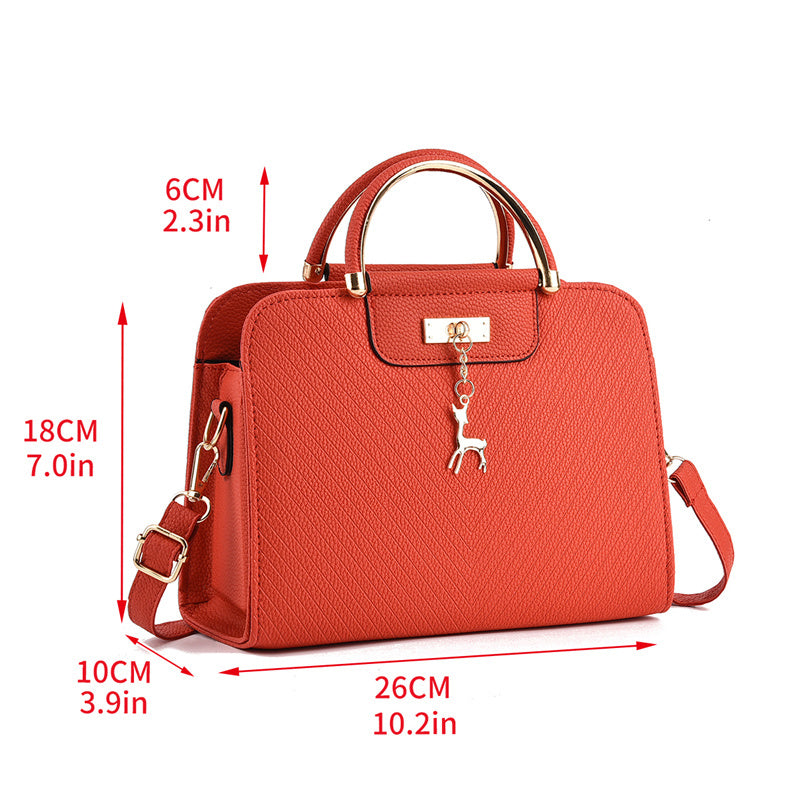 Women's Luxury PU Leather Tote Bag | Designer Shoulder Bag for Office & Commuting