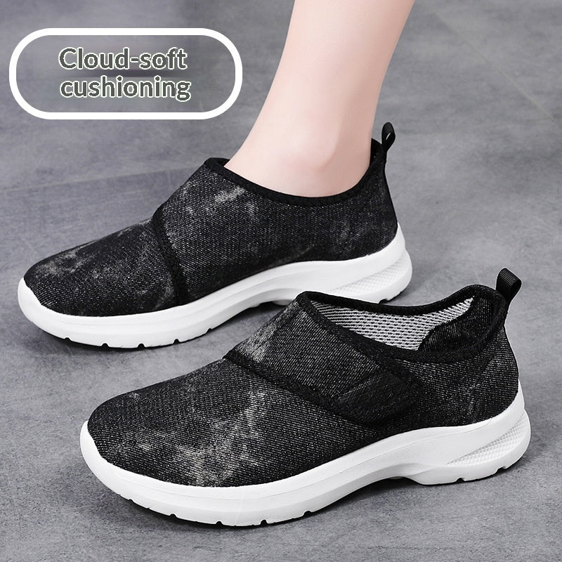 Summer Outdoor Mesh Slip-on Walking Shoes Breathable Casual Footwear