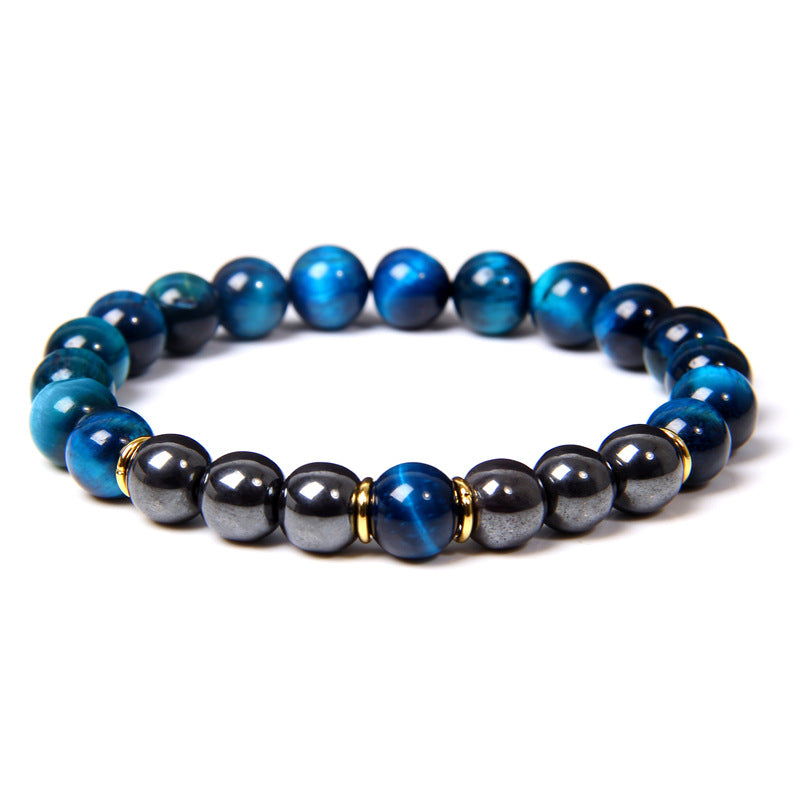 Tiger Eye Crystal Bracelet | Natural Stone Energy Bracelet for Men & Women