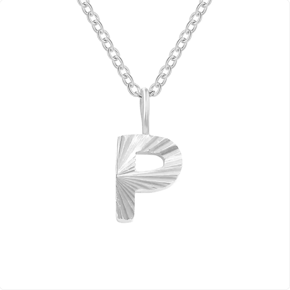 Alphabet Pendant Necklace – 26 Letters Clavicle Chain