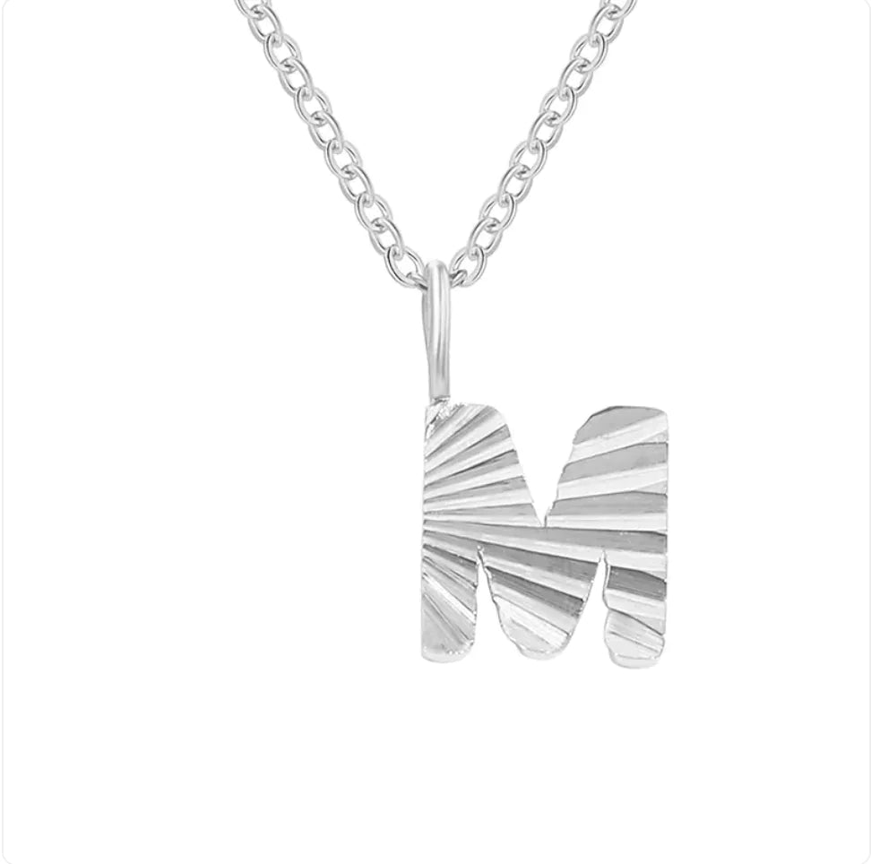 Alphabet Pendant Necklace – 26 Letters Clavicle Chain