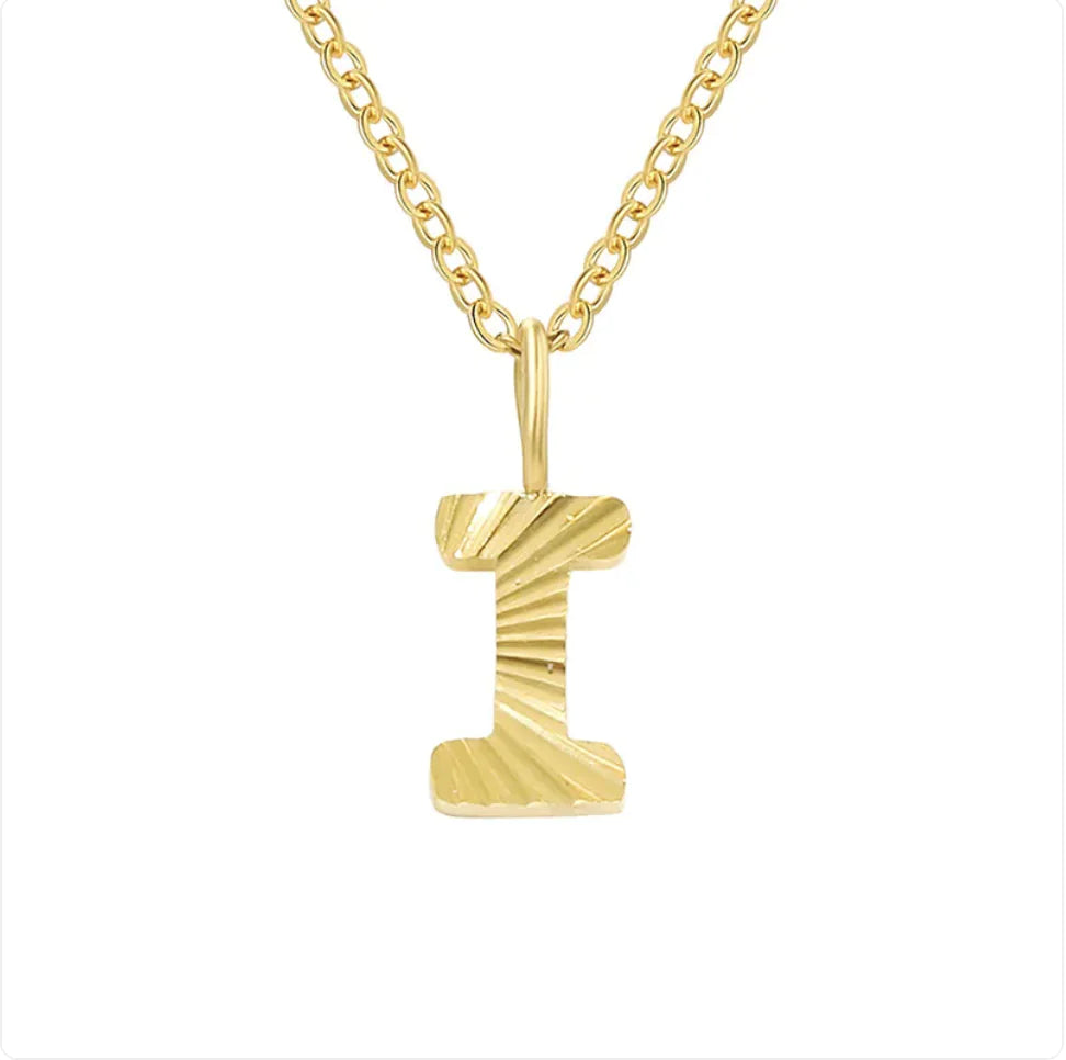 Alphabet Pendant Necklace – 26 Letters Clavicle Chain