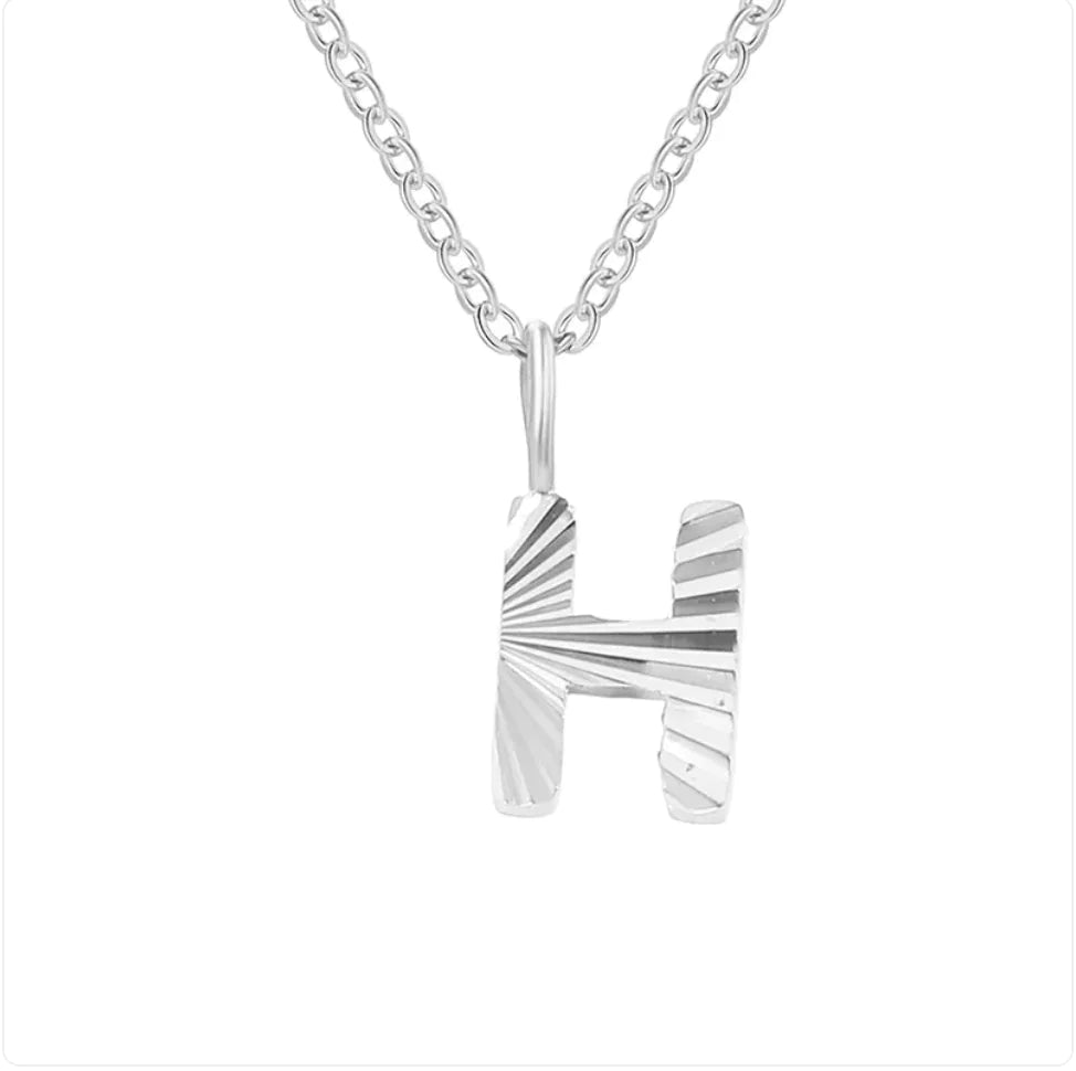 Alphabet Pendant Necklace – 26 Letters Clavicle Chain