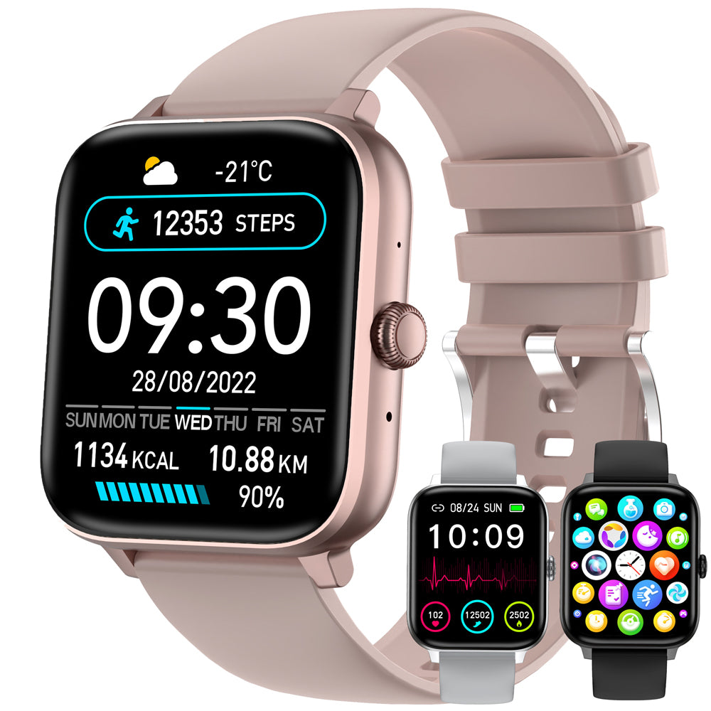 Smartwatch with BT Calling – 1.83" HD Display, Heart Rate Monitor, Sleep & Fitness Tracker