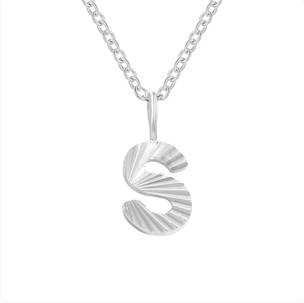 Alphabet Pendant Necklace – 26 Letters Clavicle Chain