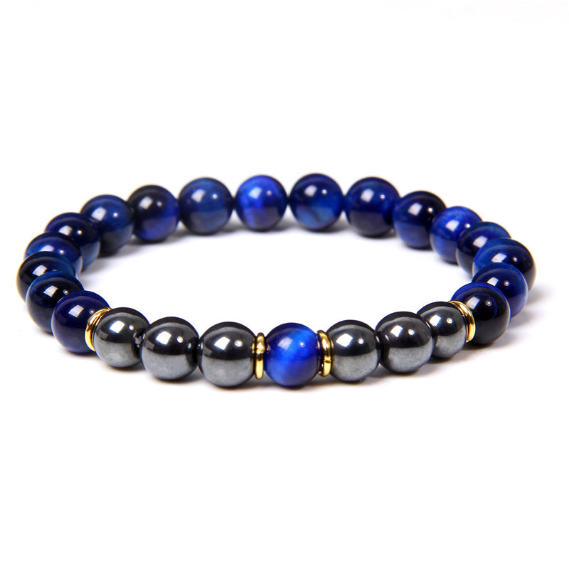 Tiger Eye Crystal Bracelet | Natural Stone Energy Bracelet for Men & Women