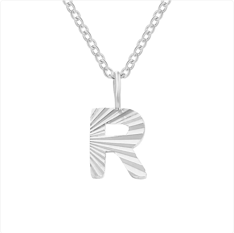 Alphabet Pendant Necklace – 26 Letters Clavicle Chain