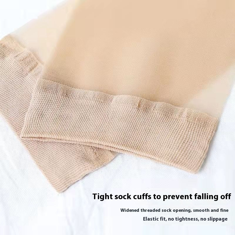 Ultra-Thin Crystal Socks - Anti-Snag Sheer Ankle Socks