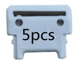 White plastic bracket with '5pcs' text on a white background