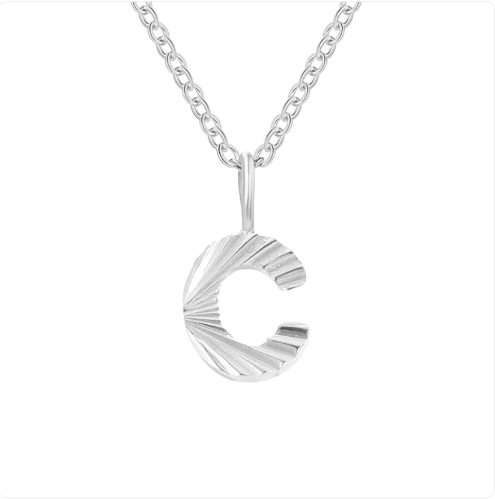 Alphabet Pendant Necklace – 26 Letters Clavicle Chain