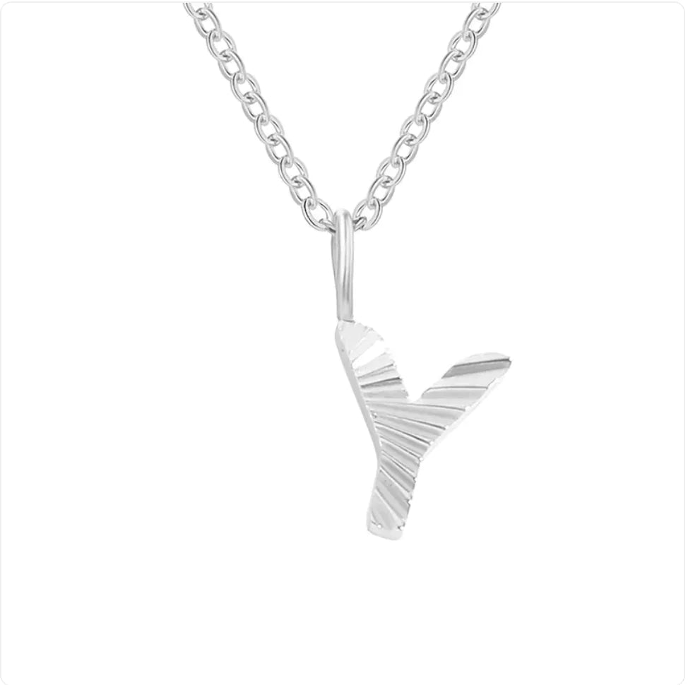 Alphabet Pendant Necklace – 26 Letters Clavicle Chain