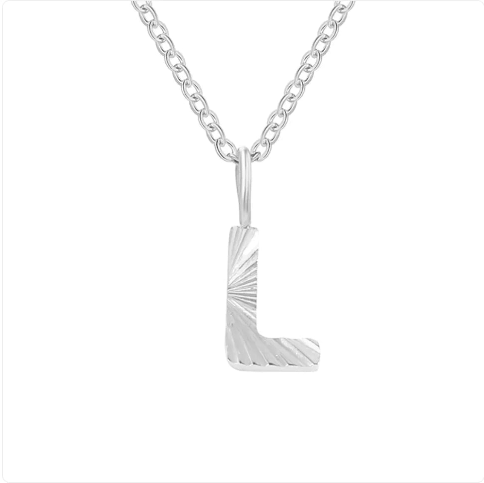 Alphabet Pendant Necklace – 26 Letters Clavicle Chain