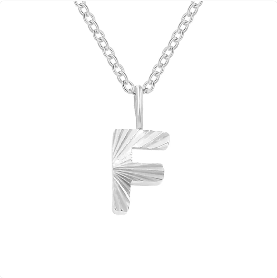 Alphabet Pendant Necklace – 26 Letters Clavicle Chain