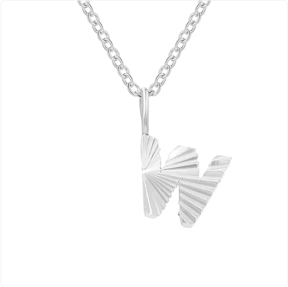 Alphabet Pendant Necklace – 26 Letters Clavicle Chain